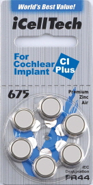 iCellTech 675CI Cochlear Plus  6ks